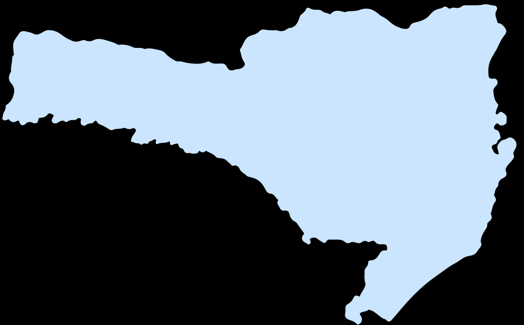 O estado de Santa Catarina